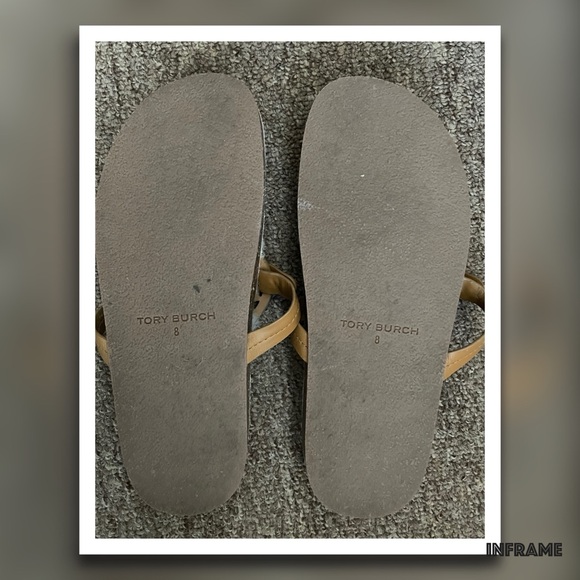 Tory Burch Miller Cloud Shearling Thong Sandals - Picture 4 of 4